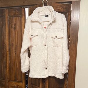 32 Degrees Cream Teddy Jacket